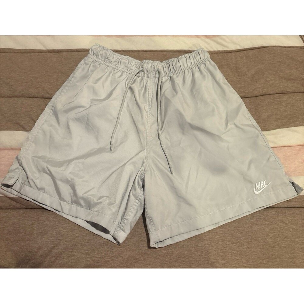 Nike Athletic Shorts Men's Gray Drawstring